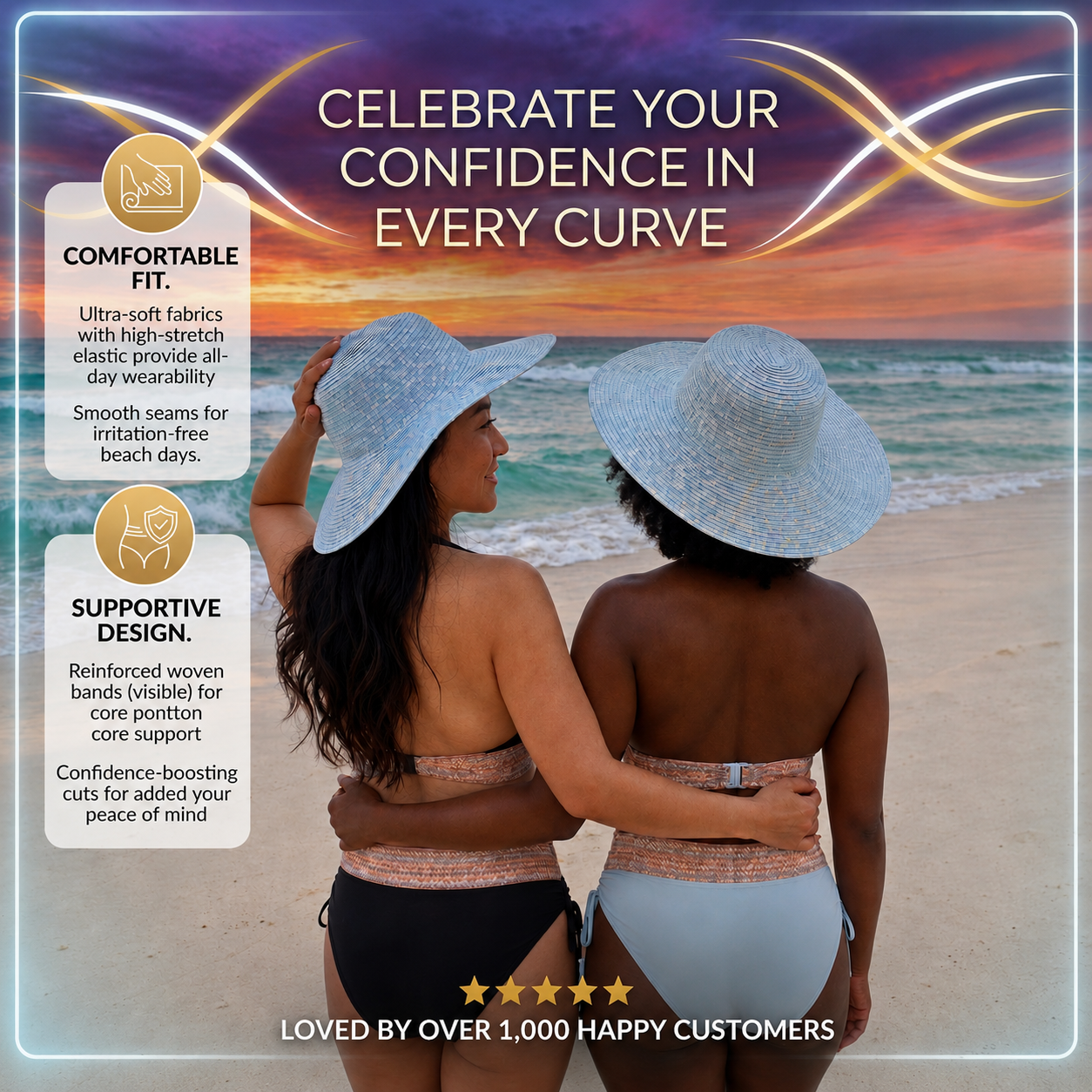 Meridian Split™ Viral Bikini